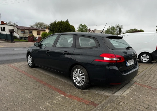 Peugeot 308 cena 35000 przebieg: 193780, rok produkcji 2015 z Myszków małe 79